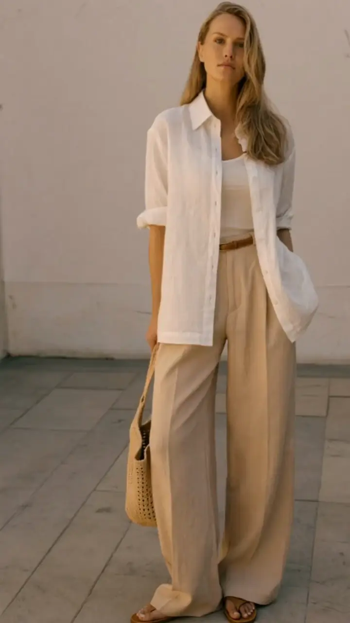 Ein Sommerlook in Leinen / A linen summer look